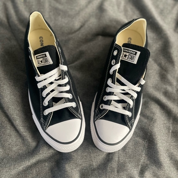 Converse All Star Low Top Black Men's Size-9.5 Women's Size-11.5 - Picture 5 of 7